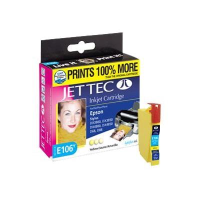 Jet Tec E106Y Extralife - geel - inktcartridge