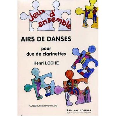 No Name Airs De Danses 10 Duos Pour 2 Clarinettes