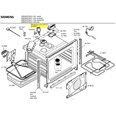 Siemens 00648762. MOTEUR DE TOURNE BROCHE SIEMENS