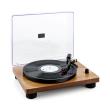 Platine Vinyle auna TT Classic WD rétro USB Line-Out haut-parleur plaqué bois