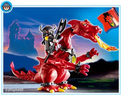 playmobil dragon rouge et noir