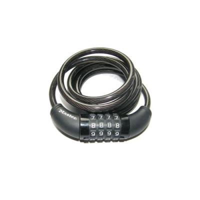 Master lock antivol à combinaison avec câble auto-enroulant noir 1200 x 8 mm