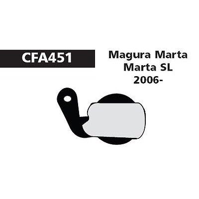 Ebc magura marta sl marta plaquette de frein à disque rouge
