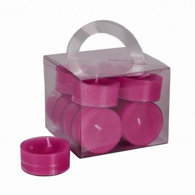 12 bougies chauffe-plats Fuchsia