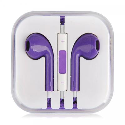 Écouteur Kit Piéton Micro Volume pour Iphone 4/4S/5/5S/5C/6/6 + Violet