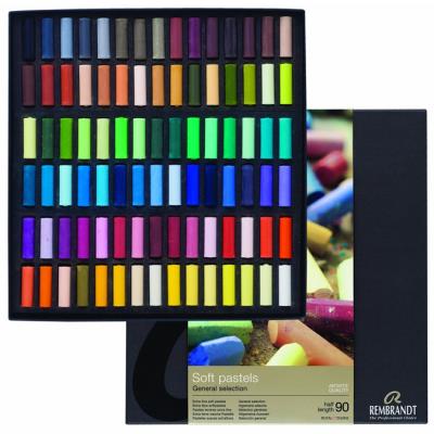 Set de 90 demi-pastels secs
