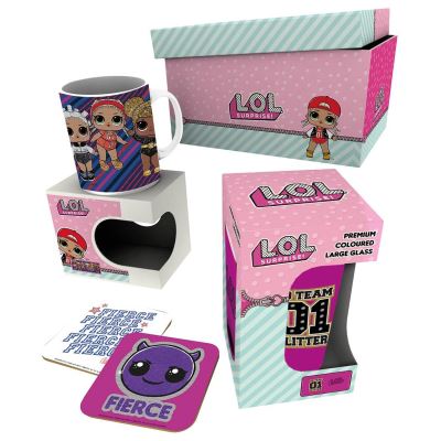 LOL Surprise - Giftbox - Chope, mug & 2 dessous de verre - Dolls