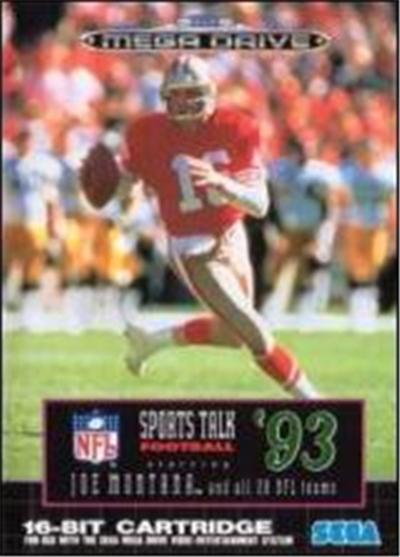 Nfl Sports Talk Football '93 Starring Joe Montana