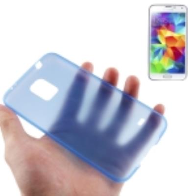Galaxy S5 mini / G800 : Coque Housse Plastique Bleu « Ultra Fin »