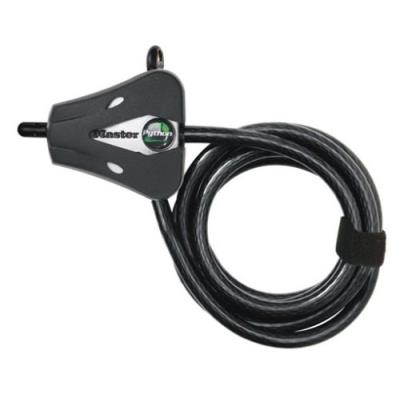 Master lock 8417dpro câble python 2 clés 1,8 m x 5 mm