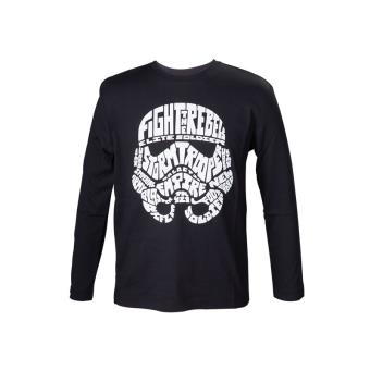 T-Shirt Star Wars - Stormtrooper Word Enfant Manche Longue Taille 2 ans - 1