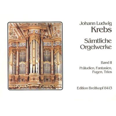 Partitions classique EDITION BREITKOPF KREBS J.L. - INTEGRALE POUR ORGUE VOL.4 Orgue
