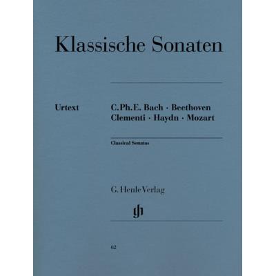 Partitions classique HENLE VERLAG CLASSICAL PIANO SONATAS Piano