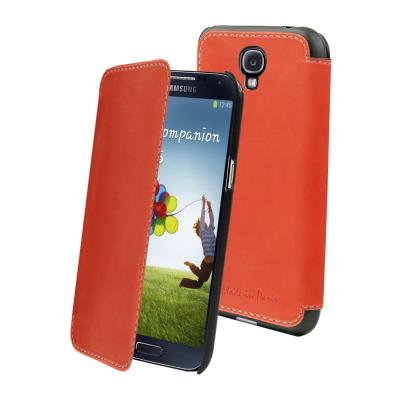 Etui folio winner orange navy made in paris pour Samsung Galaxy S4 I9500
