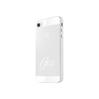 Itskins ZERO.3 - Beschermende bedekking voor mobiele telefoon - polypropyleen - wit - voor Apple iPhone 4, 4S