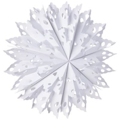 PAPIERSTERN FLINGA Ø60CM WEIß