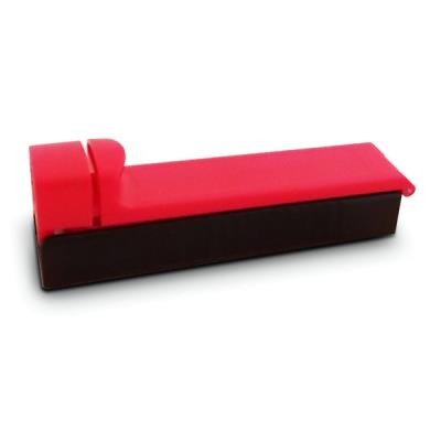 Tubeuse rouleuse en plastique bleu