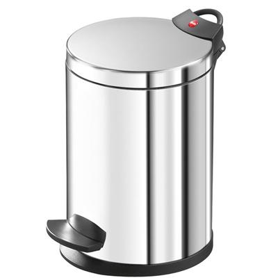 Hailo t2.4 poubelle a pedale 4l inox
