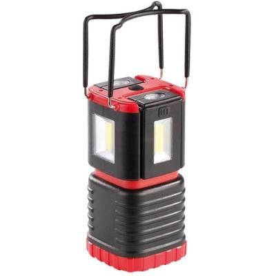 Lampe de camping 3D à poser ou à suspendre, avec 2 lampes de poche, 3 W