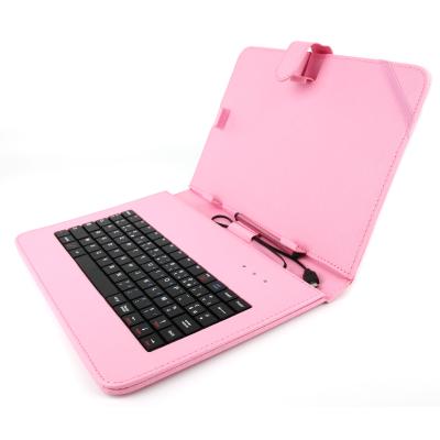 Etui rose + clavier AZERTY pour Lenovo ThinkpPad 2 et Medion Lifetab E10310