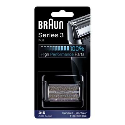 BRAUN CONSOMMABLES POUR RASOIRS ELECTRIQUES COMBIPACK GRILLE ET COUTEAUX 31S POUR SERIES 3