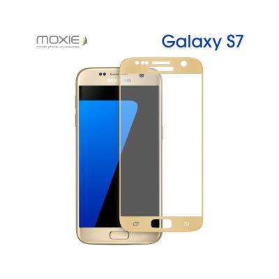 Vitre Verre Trempé Samsung Galaxy S7 2.5D couleur OR