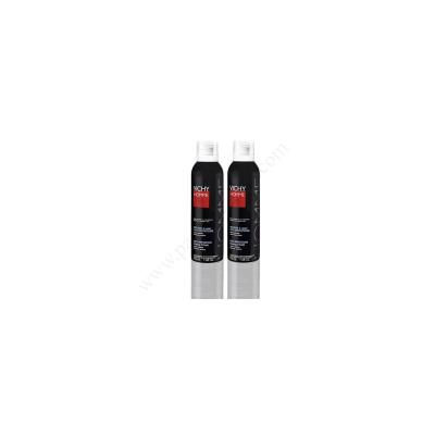 VICHY HOMME Mousse à Raser Anti-Irritations Peaux Sensibles Duo (Aérosol) (2 x 200 ml)