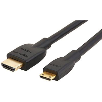 AmazonBasics Câble mini HDMI vers HDMI haut débit 3,04 m (standard le plus récent)