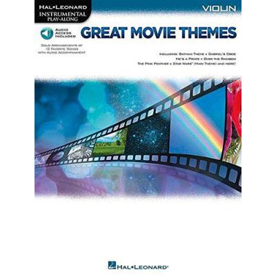 Instrumental Play-Along Great Movie Themes: Violin (Hal Leonard Instrumental Play-Along) - [Version Originale]