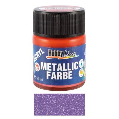 C.kreul peinture acrylique m?tallis?e hobby line,violet,50ml 77576