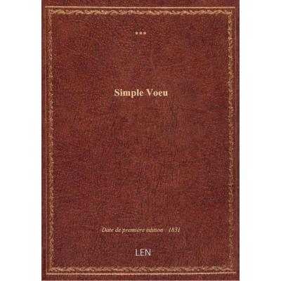 Simple Voeu