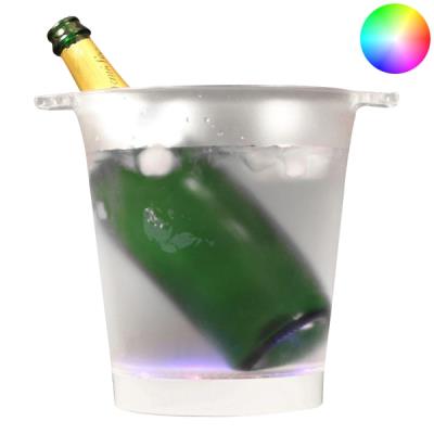 Seau à glace réfrigérant avec défilement de lumières LED lumineu