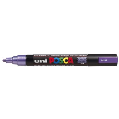 Uni-ball Posca Marqueur pointe moyenne conique Violet métal