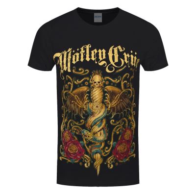 Motley Crue T-Shirt Exquisite Dagger Homme Noir - Taille XXL