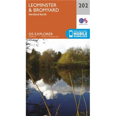 Os Explorer Map (202) Leominster And Bromyard (Map)
