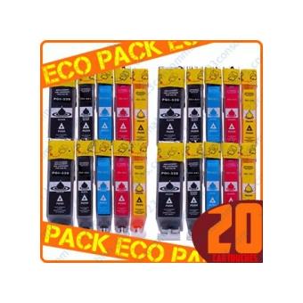 Lot De 10 Cartouches D'Encre Compatibles Canon PGI520/CLI521 - Pour Imprimante MP560