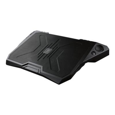 Enermax AeroOdio CP006 - support pour ordinateur portable avec concentrateur USB à 2 ports, ventilateur de refroidissement et haut-parleurs stéréo
