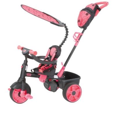 Little tikes - 634321c - tricycle - 4 en 1 deluxe edition-neon pink