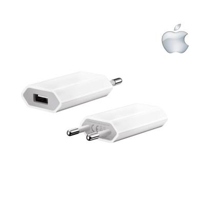 Chargeur Adaptateur Secteur-USB 1V Blanc pour iPhone compatible