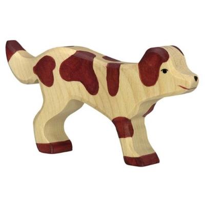 HOLZTIGER - 80058 - FIGURINE - CHIEN DE FERME