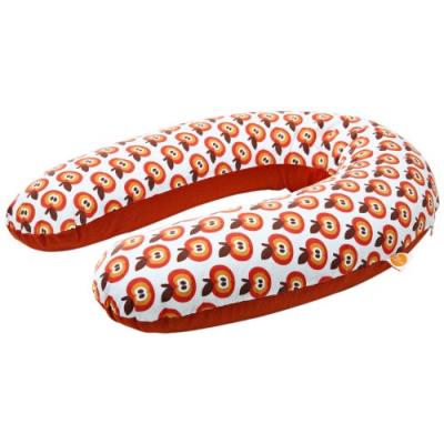 Millemarille coussin d'allaitement indéchirable motif funky apples 175 cm
