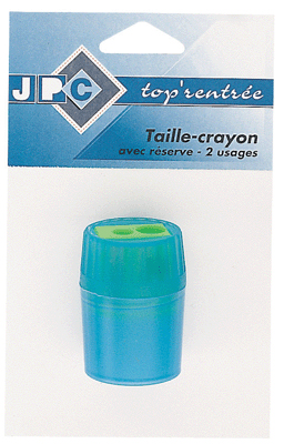Jpc - Taille Crayon Boite Plastique 2 Usage
