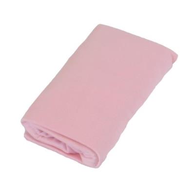 Doux nid lot 2 draps-housse bambou 60x120 cm rose