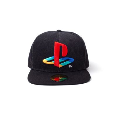 Casquette - Playstation - Logo Sur Fond Noir
