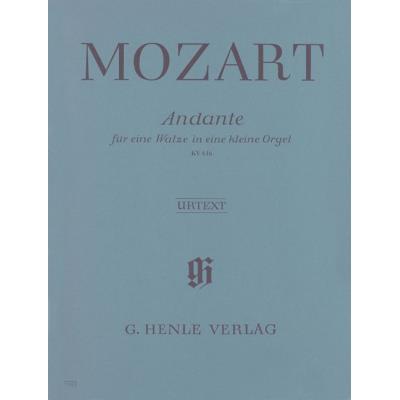 Partitions classique HENLE VERLAG MOZART W.A. - ANDANTE F MAJOR FOR A MUSICAL CLOCK KV 616 Piano