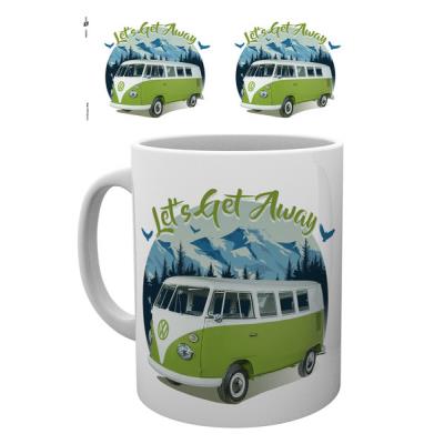 Tasse VW Camper Lets Get Away Mountain