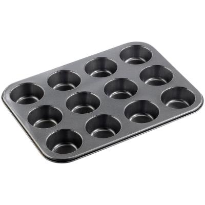 Plaque de cuisson anti adhésive pour 12 muffins ou cupcakes