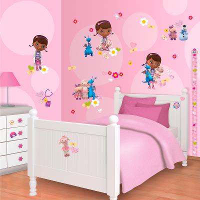 59 Stickers Docteur la peluche Disney Walltastic