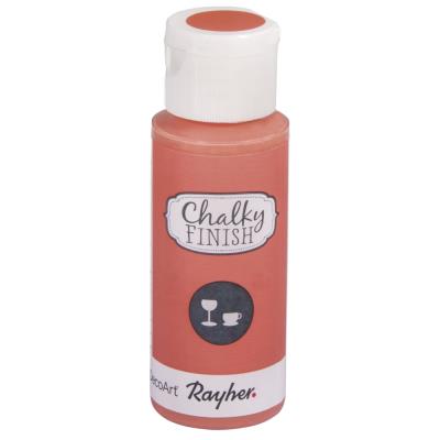 Peinture craie verre (Chalky Finish) - rose saumon - 59ml - Rayher