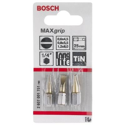 Bosch 2607001751 Lot De 3 Embouts Pour Têtes Fendues